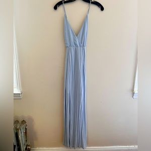 Light blue maxi dress